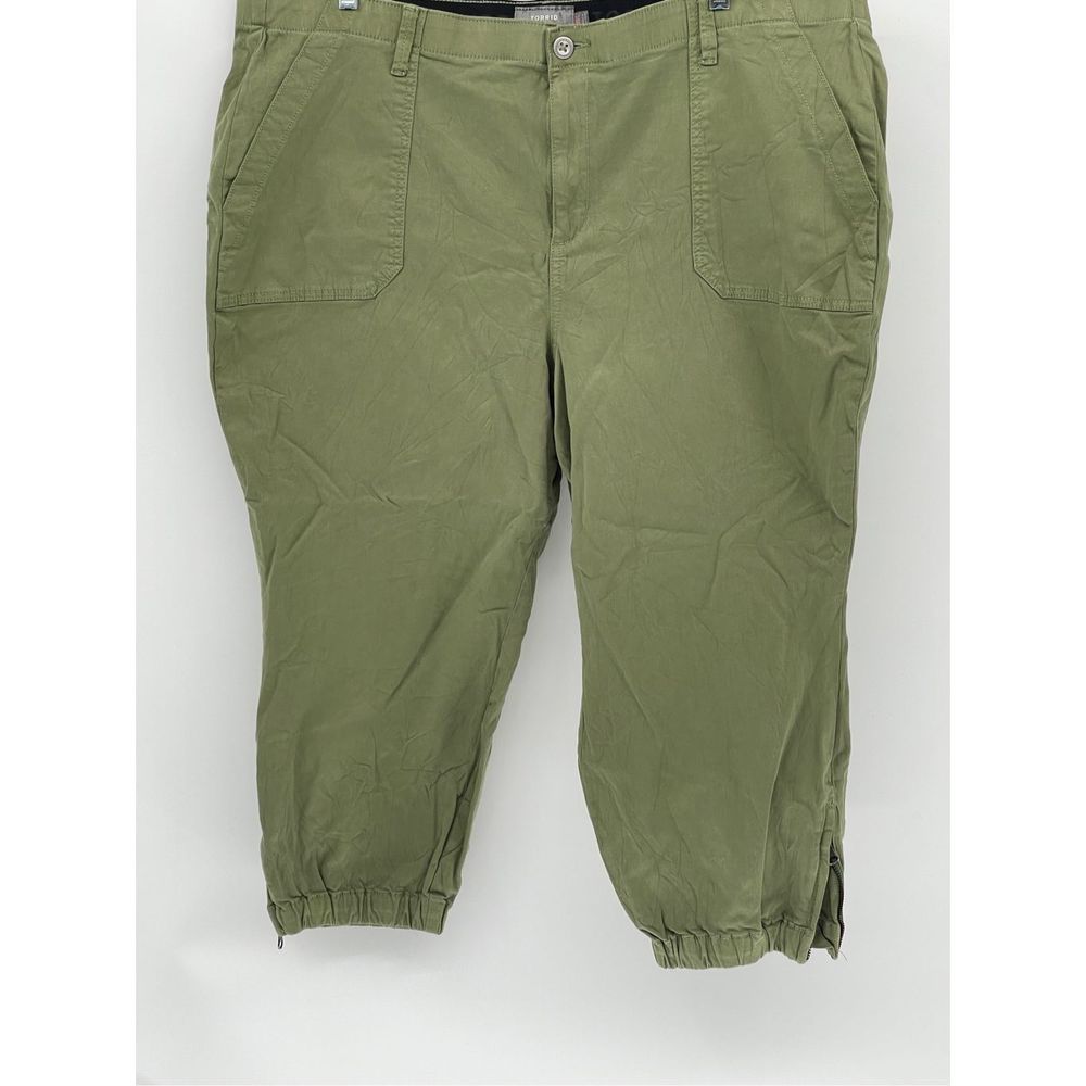 Torrid Jogger Pants Women Plus Size 26 Short Green‎